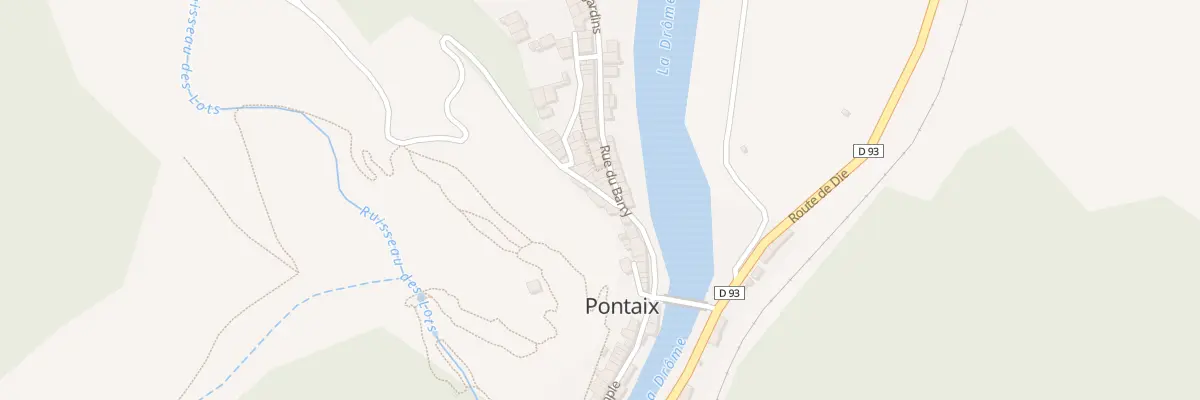Plan du 35 Calade du Porche à Pontaix