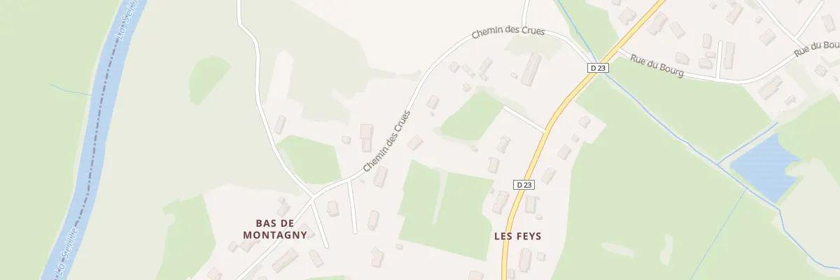 Plan du 285 Chem des Crues à Montagny-près-Louhans