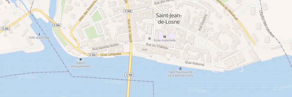 Plan du 10 Rue du Château à Saint-Jean-de-Losne