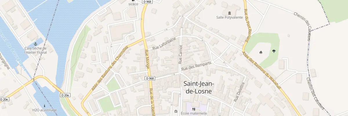 Plan du 11 Rue Carnot à Saint-Jean-de-Losne