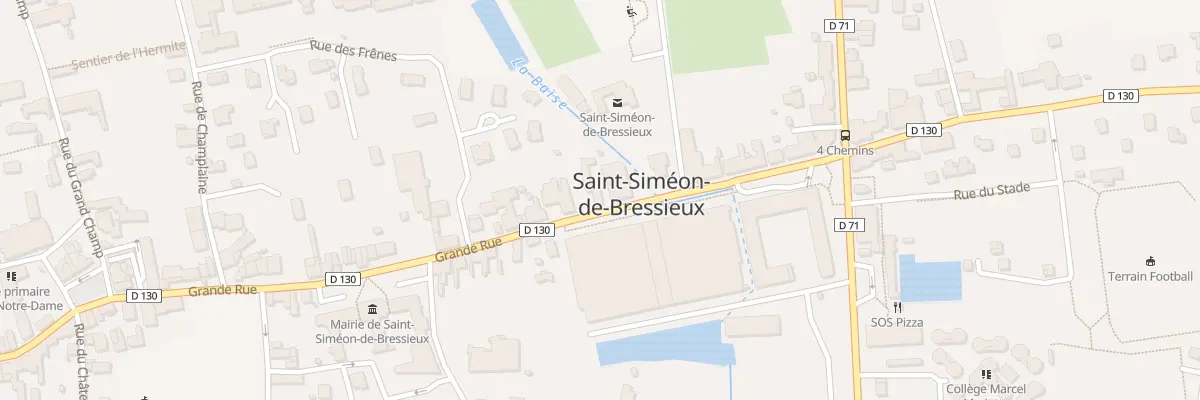 Plan du 206 Gr Grande Rue à Saint-Siméon-de-Bressieux