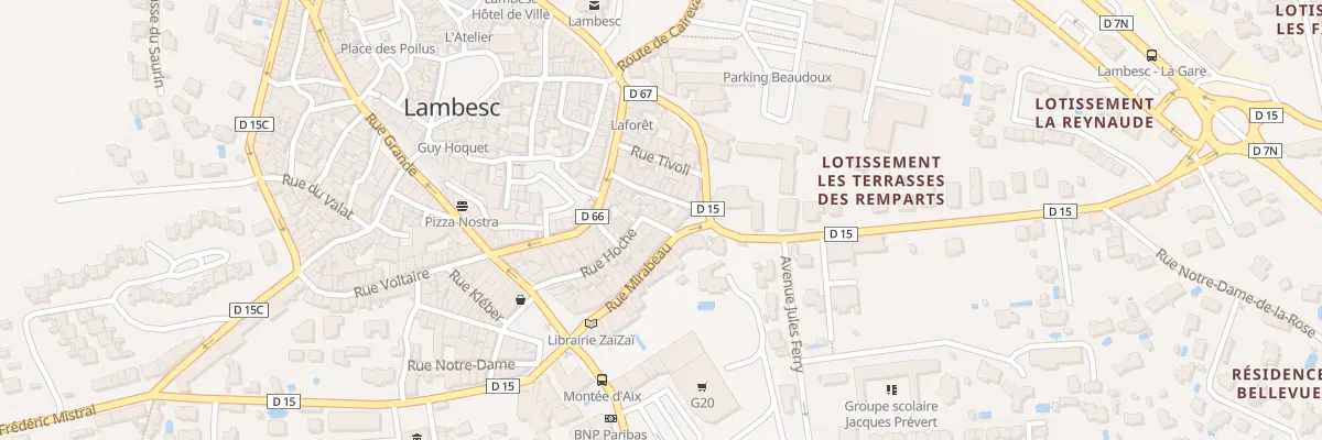 Plan du 5057 Rue Hoche à Lambesc