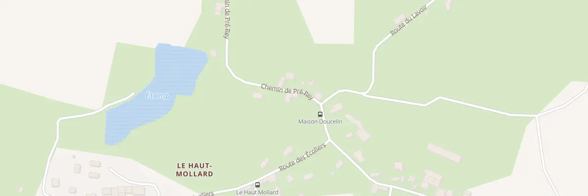 Plan du 33 Che de Pré Rey à Châtonnay