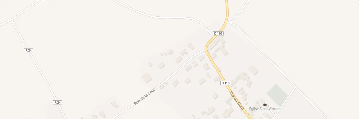 Plan du 6 Rue de la Cour à Pluvet