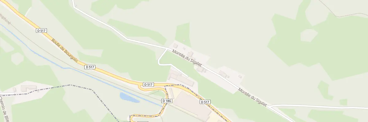 Plan du 571 Mte du Sigalet à Dizimieu