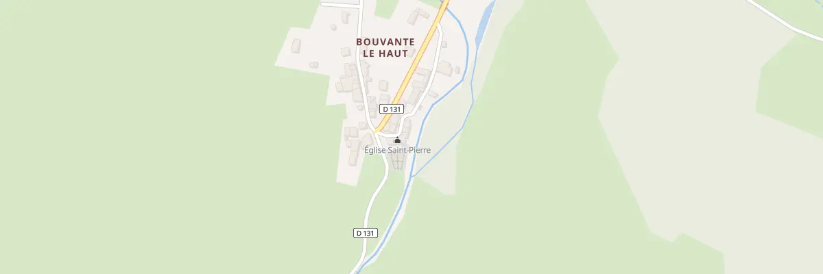 Plan du 10 Che du Detrait à Bouvante