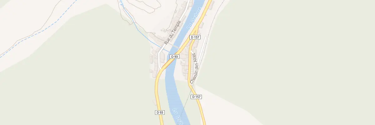 Plan du 5002 Le Village à Pontaix