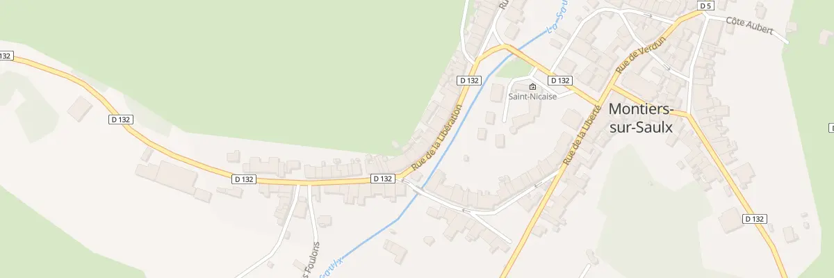 Plan du 22 Rue de la Libération à Montiers-sur-Saulx