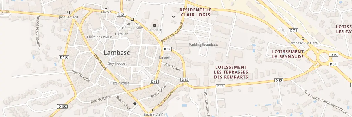 Plan du 26B Bd de la République à Lambesc