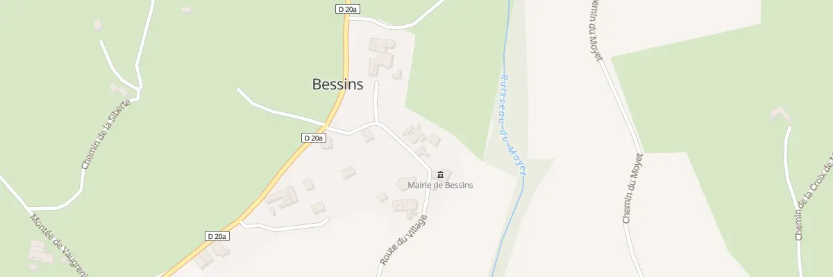 Plan du 5048 Bessins à Bessins