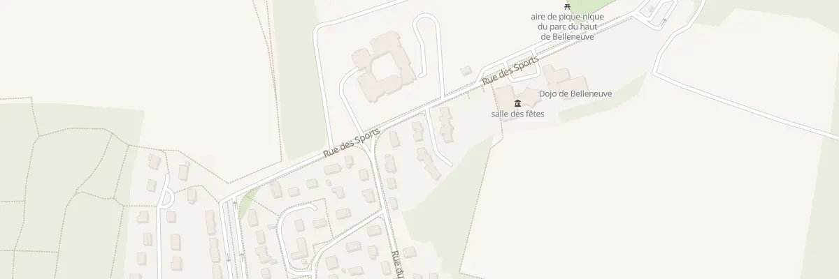 Plan du 4 All des Roches à Belleneuve