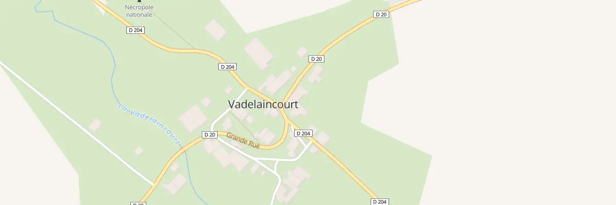 Plan du 5 Gr Grande Rue à Vadelaincourt