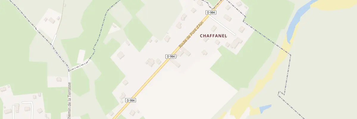Plan du 360 Rte de Pont d’Ain à Châtillon-la-Palud