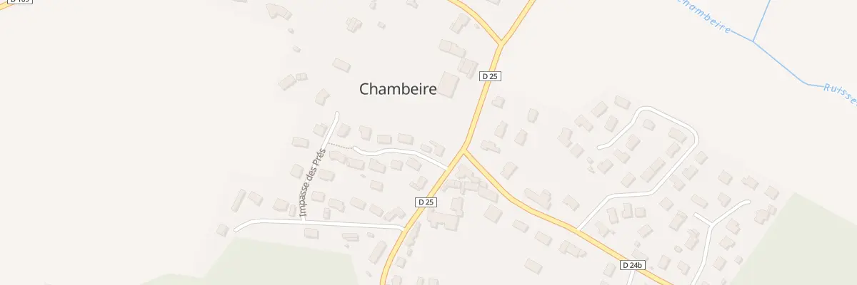Plan du 1 Rue de Genlis à Chambeire