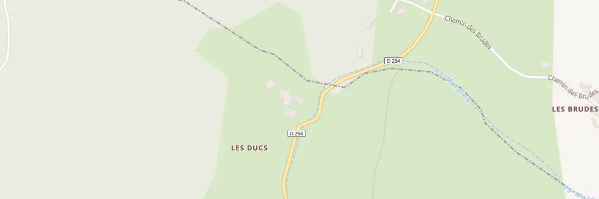 Plan du 5044 Les Ducs à Oriol-en-Royans
