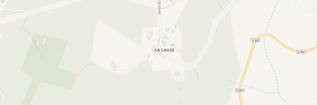 Plan du 2006 Che de la Lauze à Blauvac
