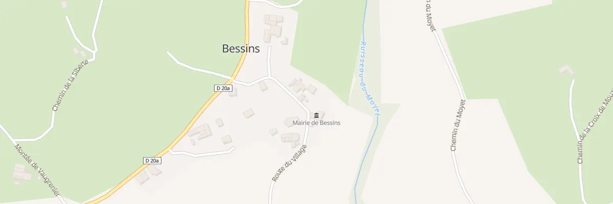Plan du 5046 Bessins à Bessins