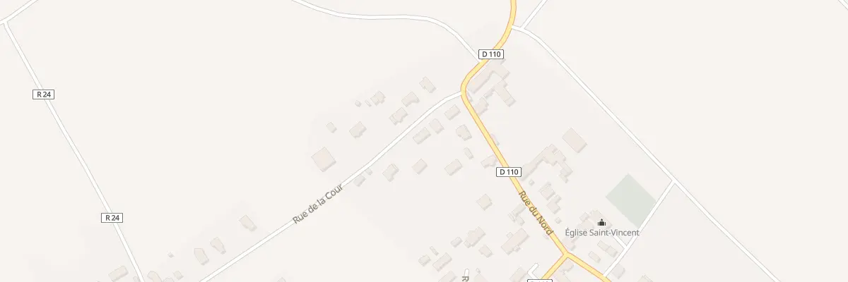 Plan du 5 Rue de la Cour à Pluvet