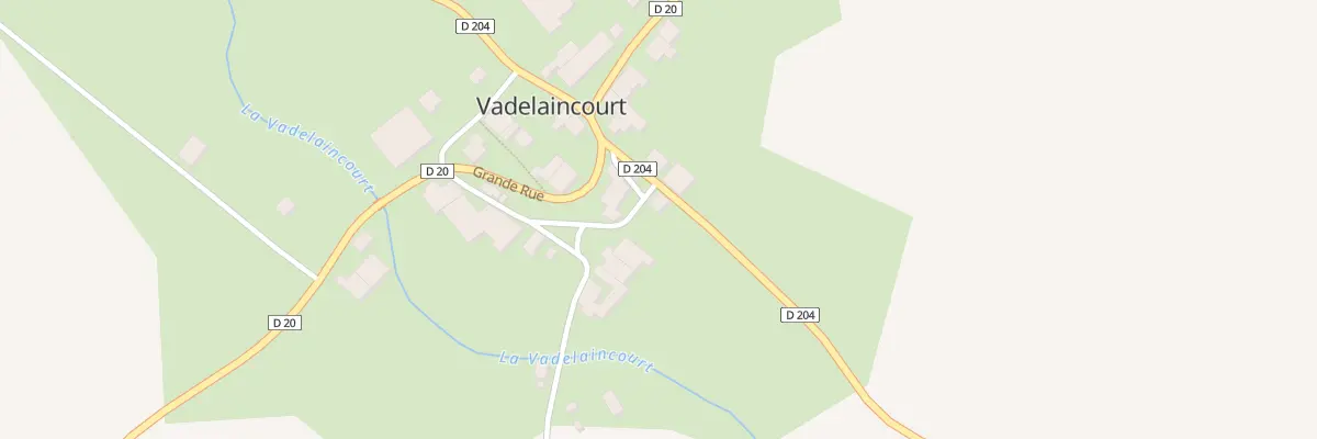 Plan du 1 Rue de la Fontaine à Vadelaincourt