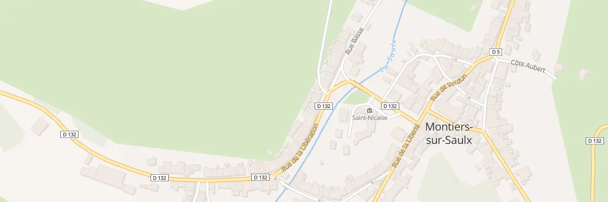 Plan du 8 Rue de la Libération à Montiers-sur-Saulx