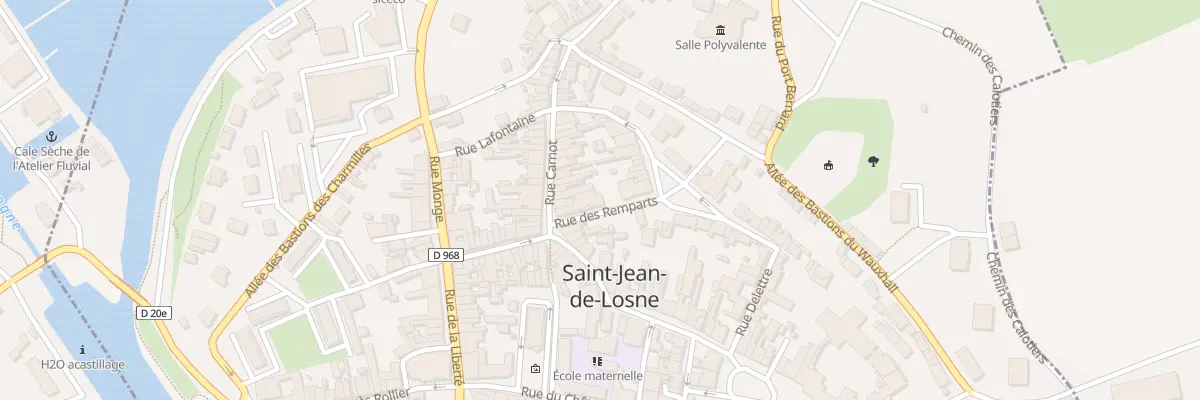 Plan du 5 Rue Martène à Saint-Jean-de-Losne