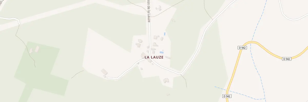 Plan du 5262 La Lauze à Blauvac