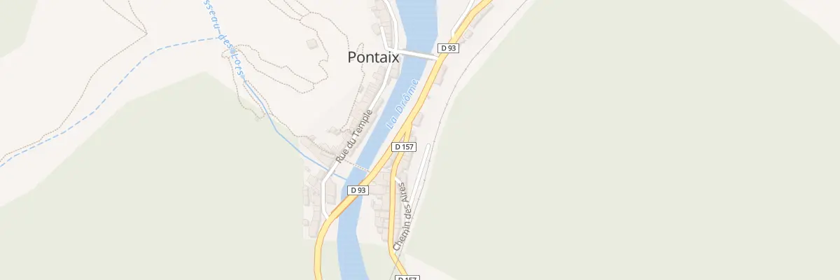 Plan du 5009 Le Village à Pontaix