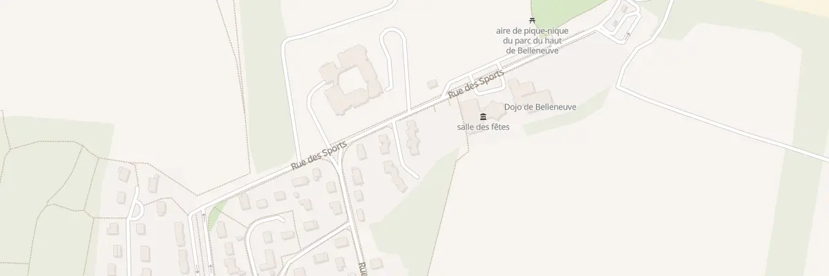 Plan du 3 All des Roches à Belleneuve