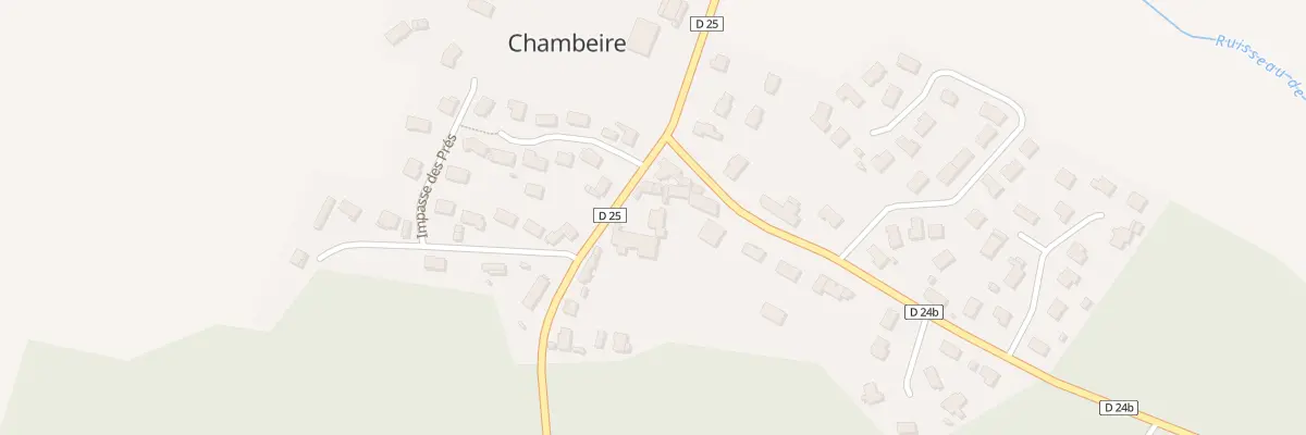 Plan du 6 Rue de Genlis à Chambeire