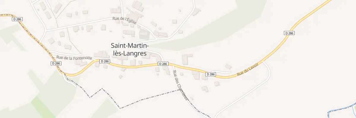Plan du 2 Rue du Lavoir à Saint-Martin-lès-Langres