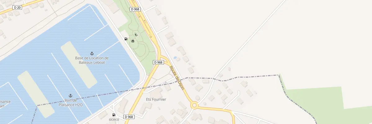Plan du 27 Rte de Saint-Jean-de-Losne à Saint-Usage