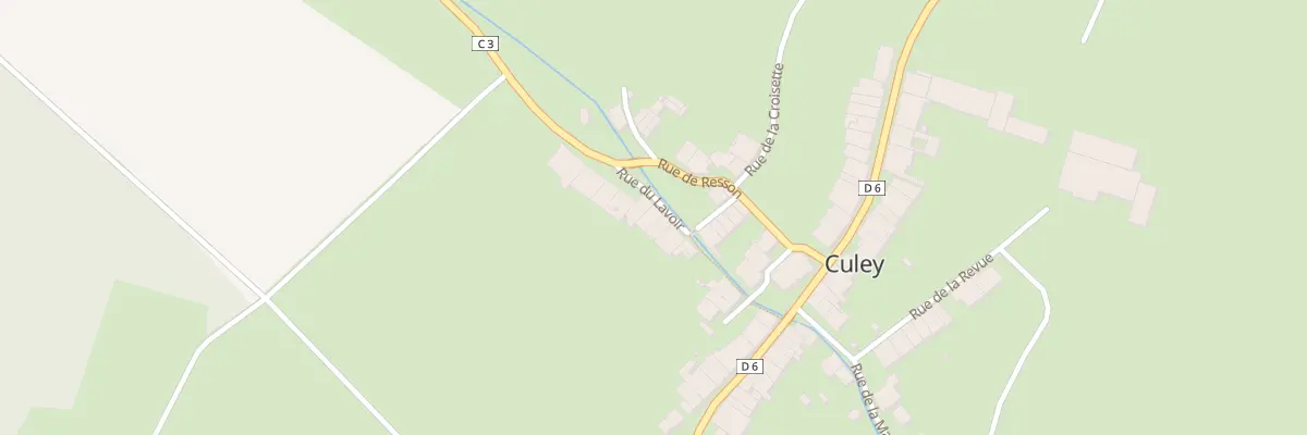Plan du 6 Rue du Lavoir à Culey