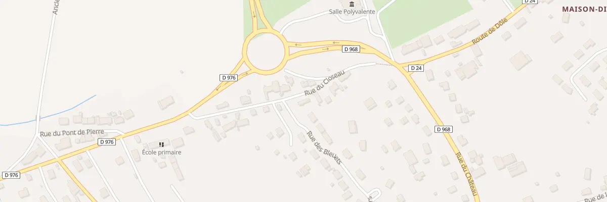 Plan du 16 Rue du Closeau à Losne
