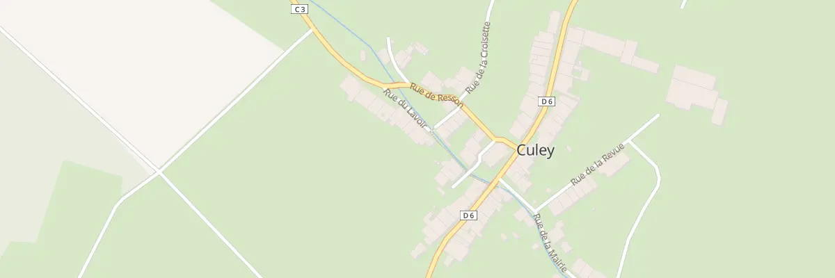 Plan du 10 Rue du Lavoir à Culey