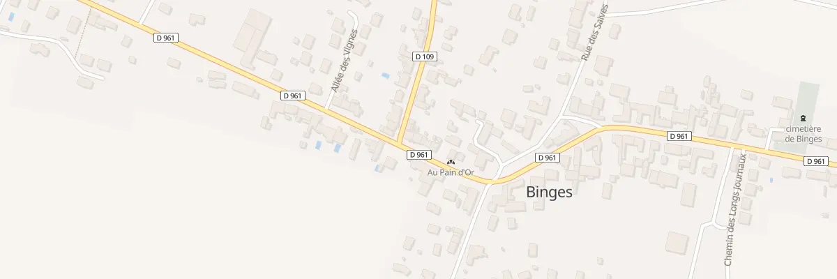 Plan du 8 Rue du Vieux Dijon à Binges