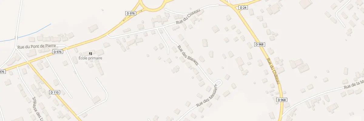 Plan du 9 Rue des Bleuets à Losne