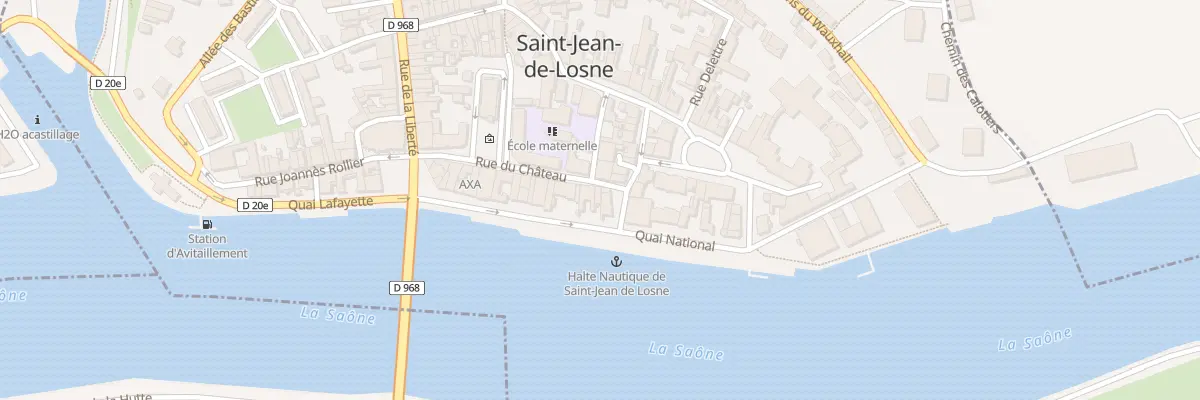 Plan du 30 Rue du Château à Saint-Jean-de-Losne