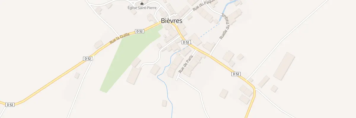 Plan du 6 Rue de Paris à Bièvres