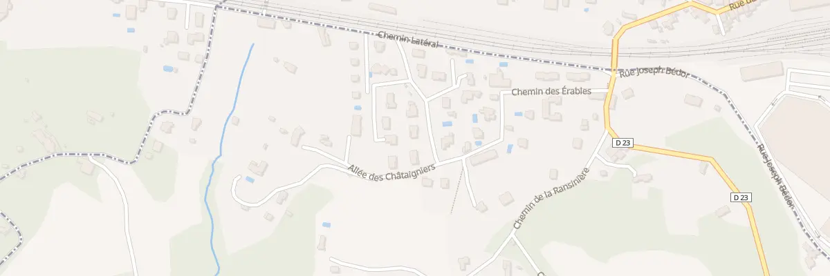 Plan du 148 Che des Erables à Maubec