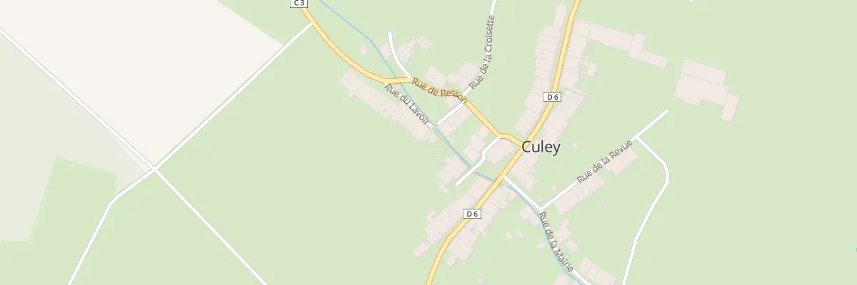Plan du 12 Rue du Lavoir à Culey