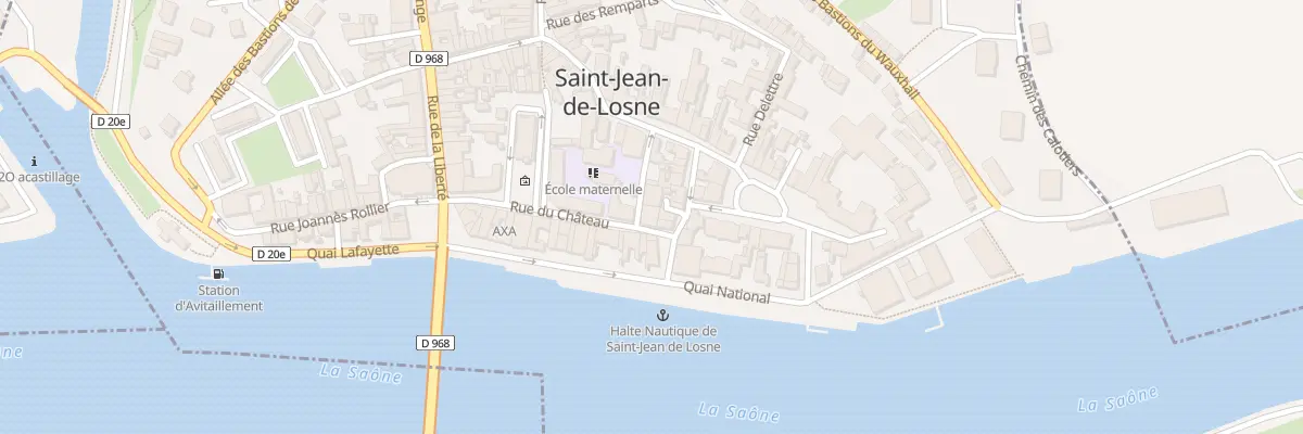 Plan du 9 Rue du Château à Saint-Jean-de-Losne