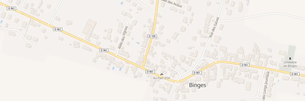 Plan du 6 Rue de Belleneuve à Binges