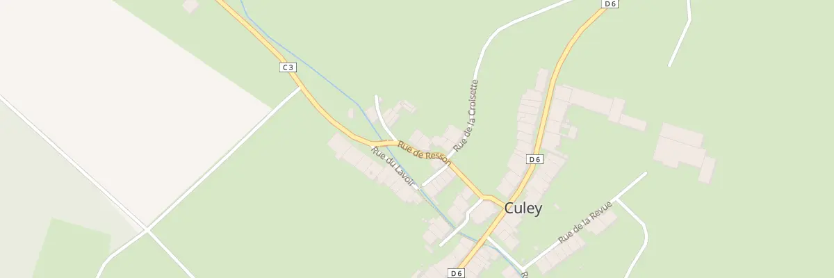 Plan du 12 Rue de Resson à Culey
