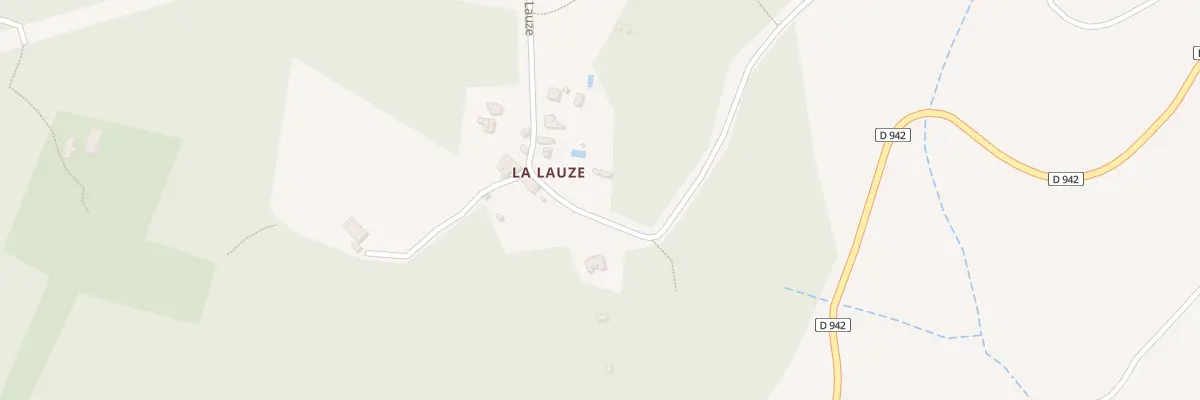Plan du 2065 Che de la Lauze à Blauvac