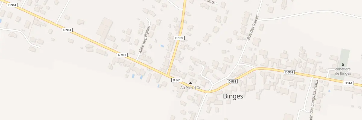 Plan du 4 Rue de Belleneuve à Binges