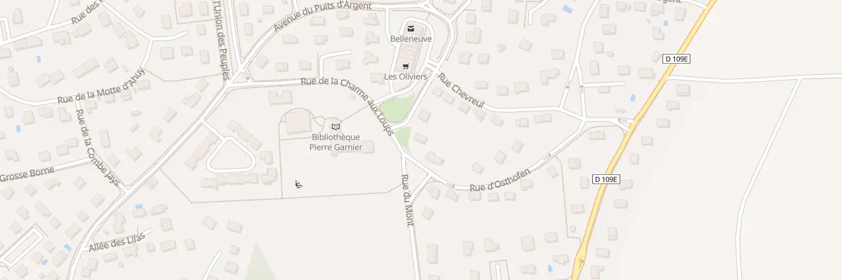 Plan du 12 Rue du Mont à Belleneuve