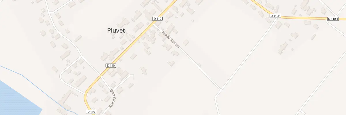 Plan du 8 Rle Renom à Pluvet