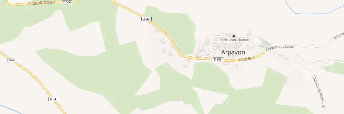 Plan du 5077 Le Village à Arpavon
