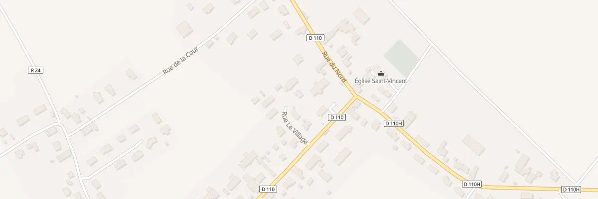 Plan du 6 Le Village à Pluvet