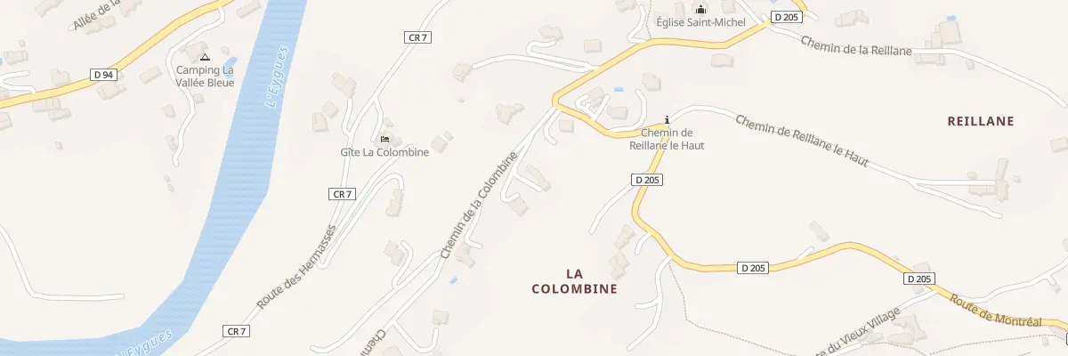 Plan du 5211 La Colombine à Sahune